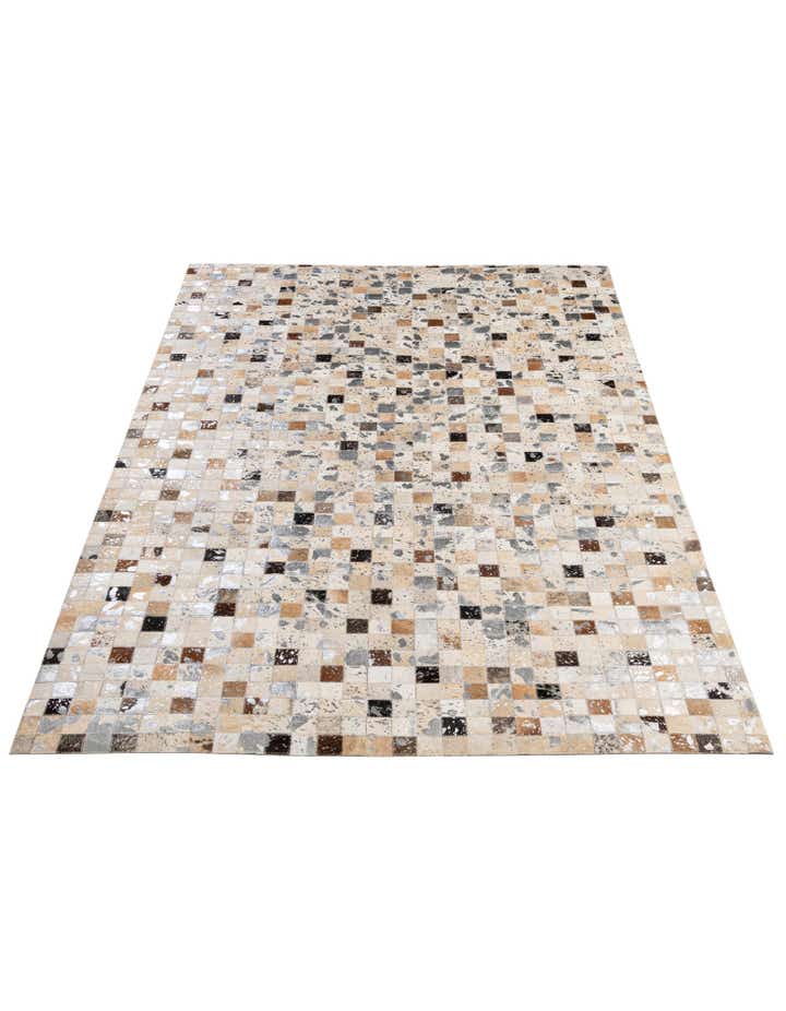 5' 2 x 7' 11 Cowhide - Patchwork Rug