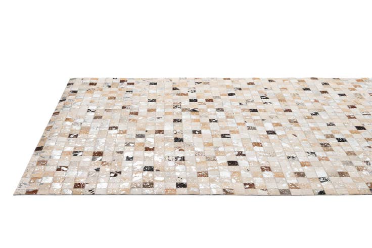 Detail image of 5' 2 x 7' 11 Cowhide - Patchwork Rug