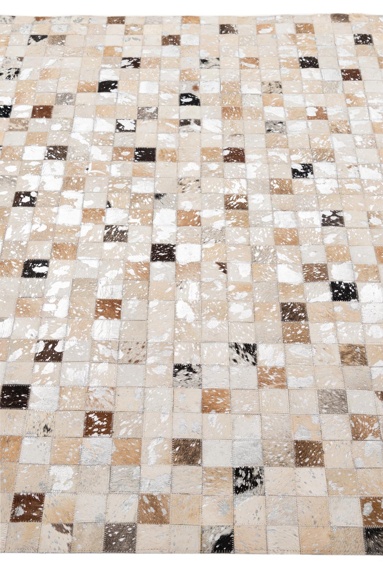 5' 2 x 7' 11 Cowhide - Patchwork Rug