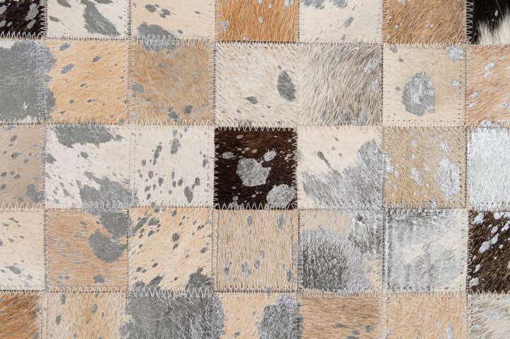 5' 2 x 7' 11 Cowhide - Patchwork Rug