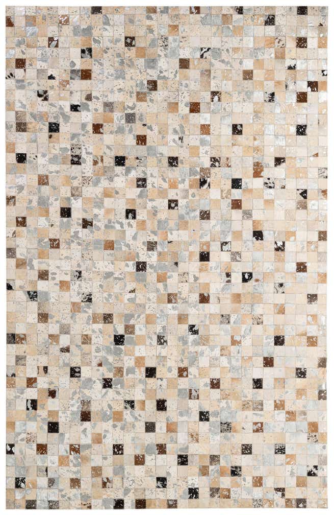 5' 2 x 7' 11 Cowhide - Patchwork Rug
