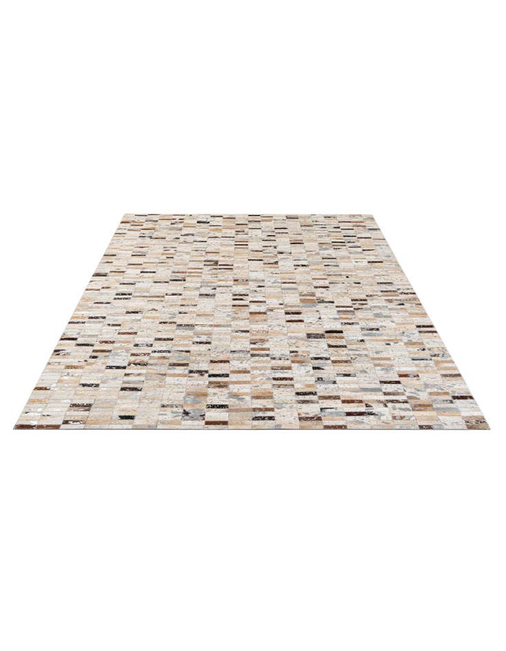 Detail image of 5' 2 x 7' 10 Cowhide - Patchwork Rug