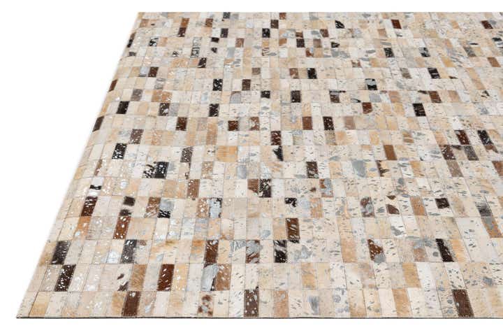 5' 2 x 7' 10 Cowhide - Patchwork Rug