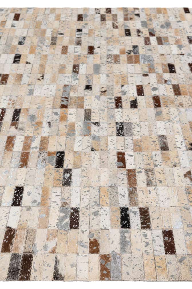 5' 2 x 7' 10 Cowhide - Patchwork Rug