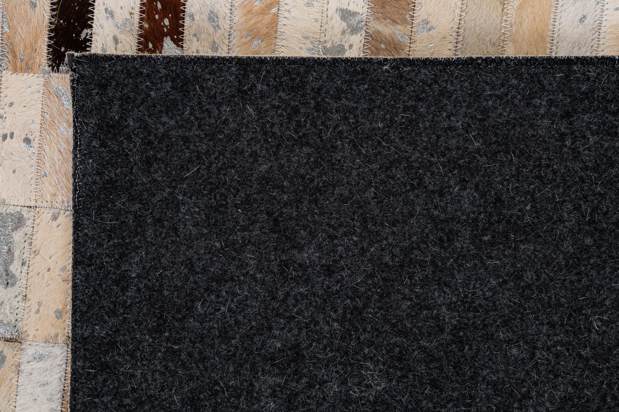 5' 2 x 7' 10 Cowhide - Patchwork Rug