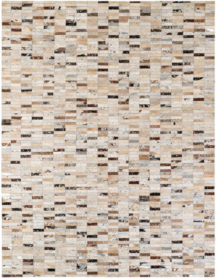Detail image of 5' 2 x 7' 10 Cowhide - Patchwork Rug
