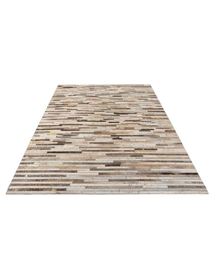 5' 1 x 8' 2 Cowhide - Patchwork Rug