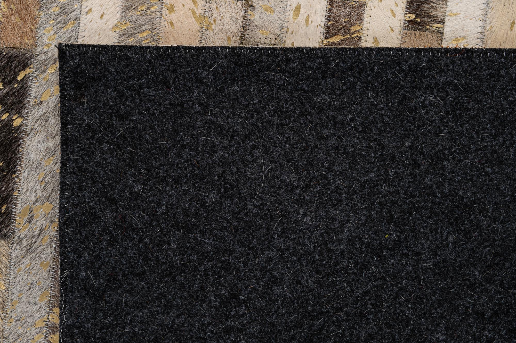 5' 1 x 8' 2 Cowhide - Patchwork Rug