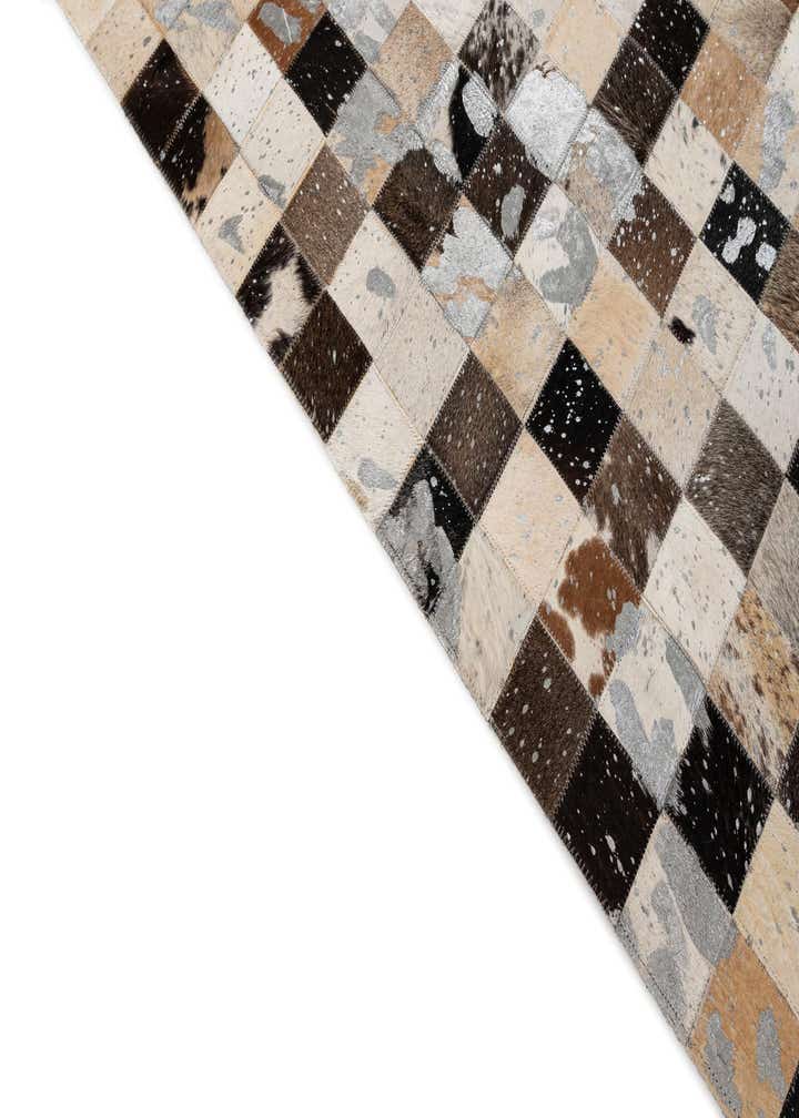 5' 1 x 8' Cowhide - Patchwork Rug