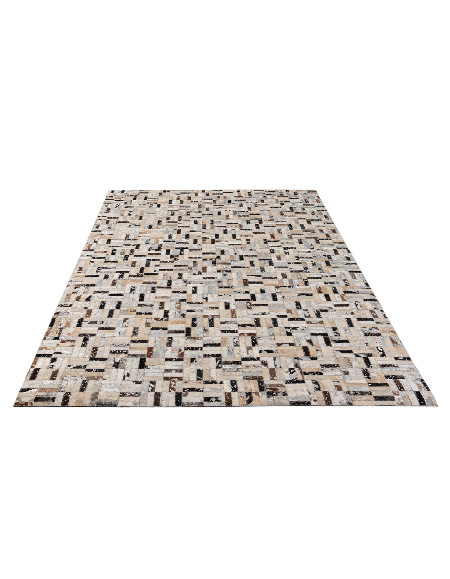 4' 11 x 7' 11 Cowhide - Patchwork Rug