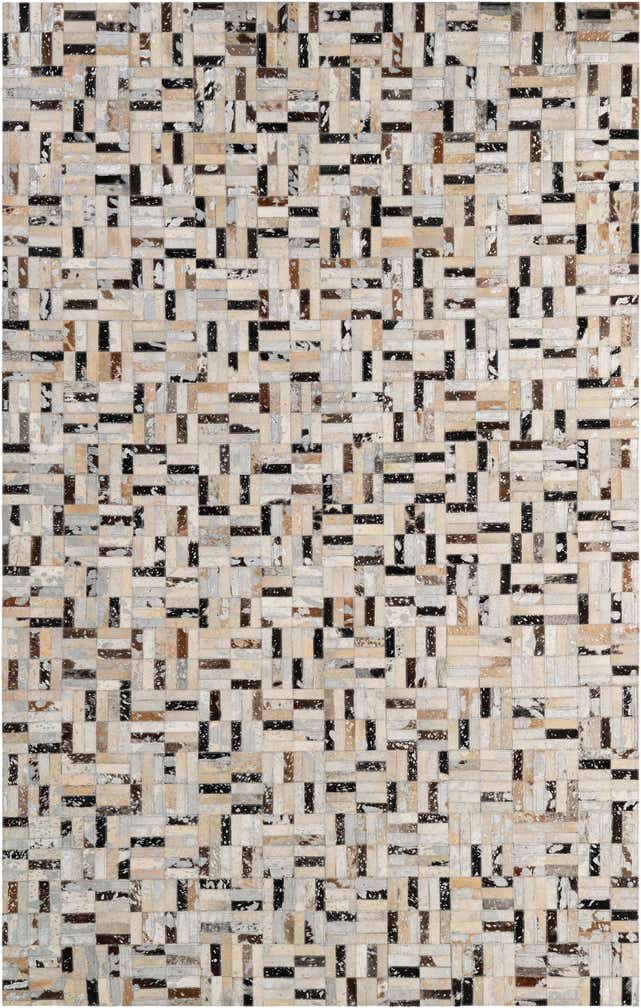 4' 11 x 7' 11 Cowhide - Patchwork Rug