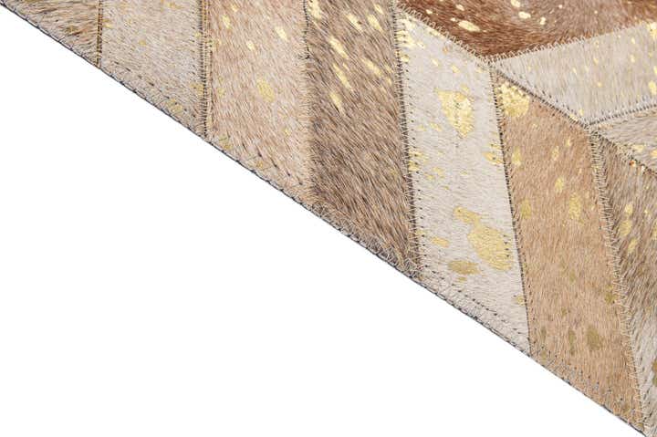 5' 1 x 8' 1 Cowhide - Patchwork Rug