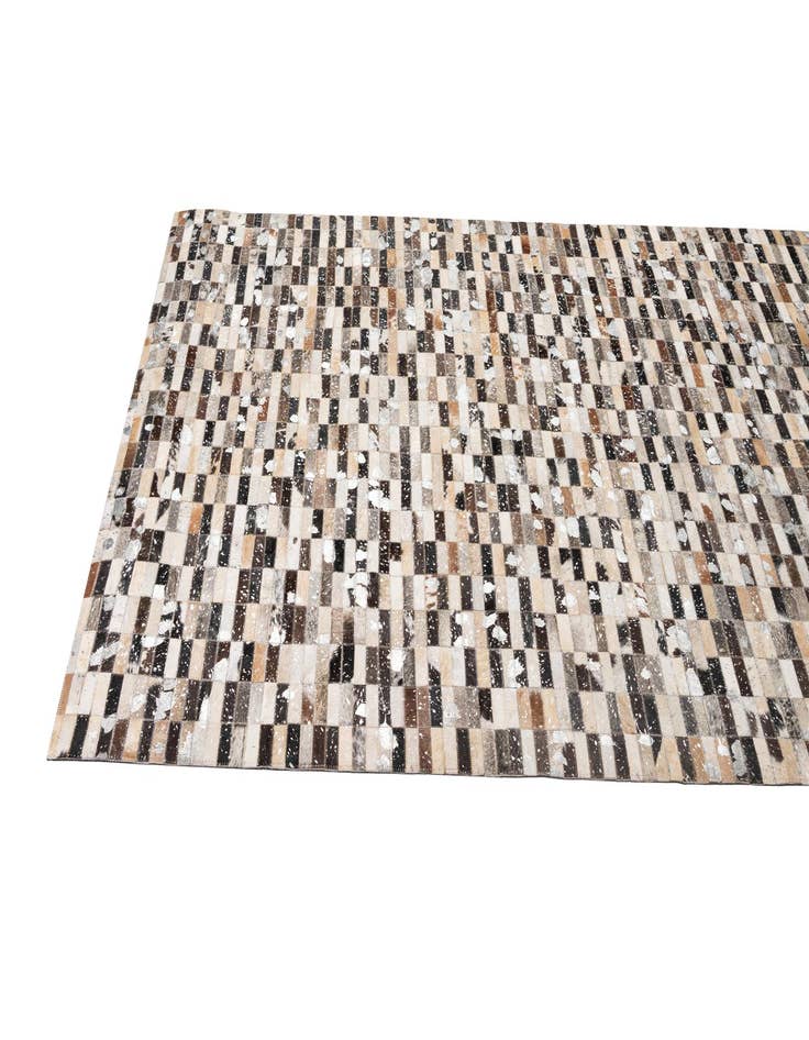 Detail image of 5' 2 x 8' Cowhide - Patchwork Rug