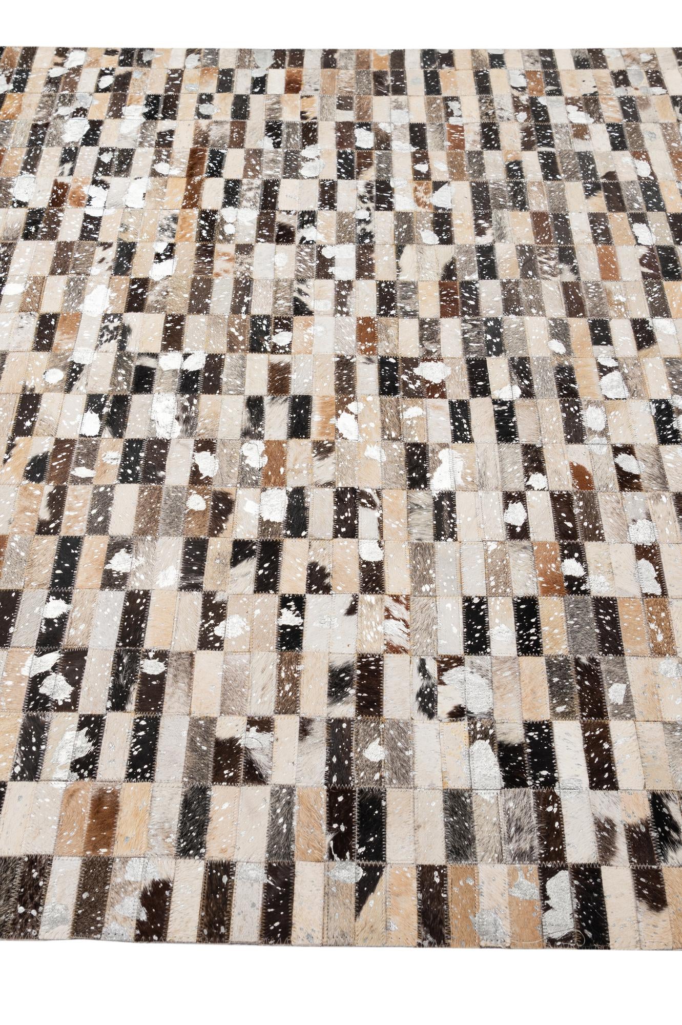 5' 2 x 8' Cowhide - Patchwork Rug