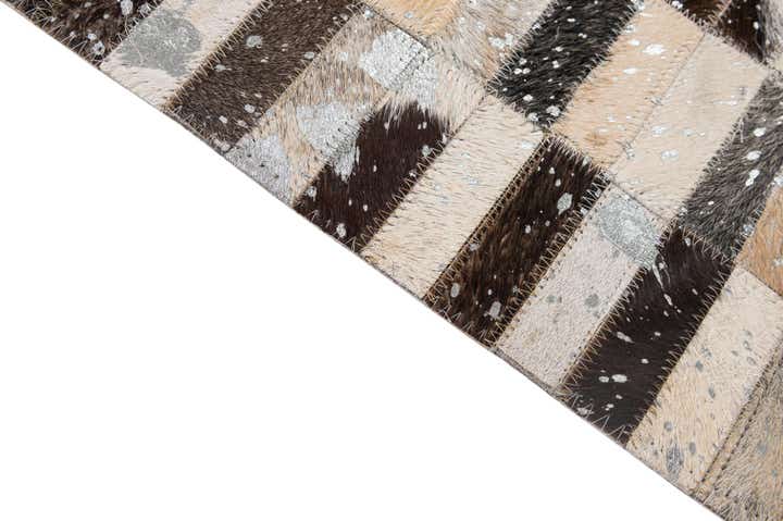 5' 2 x 8' Cowhide - Patchwork Rug