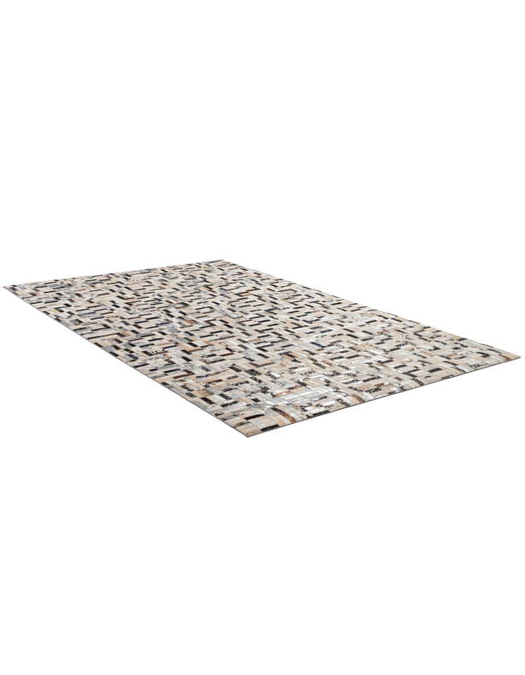 Detail image of 5' x 7' 10 Cowhide - Patchwork Rug