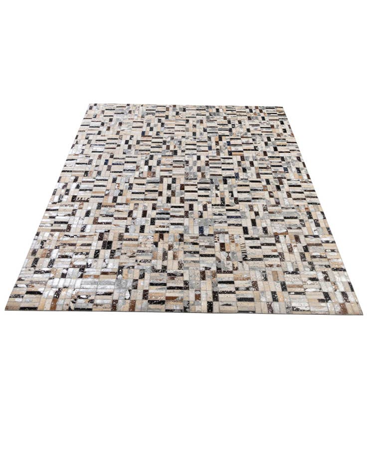 Detail image of 5' x 7' 10 Cowhide - Patchwork Rug