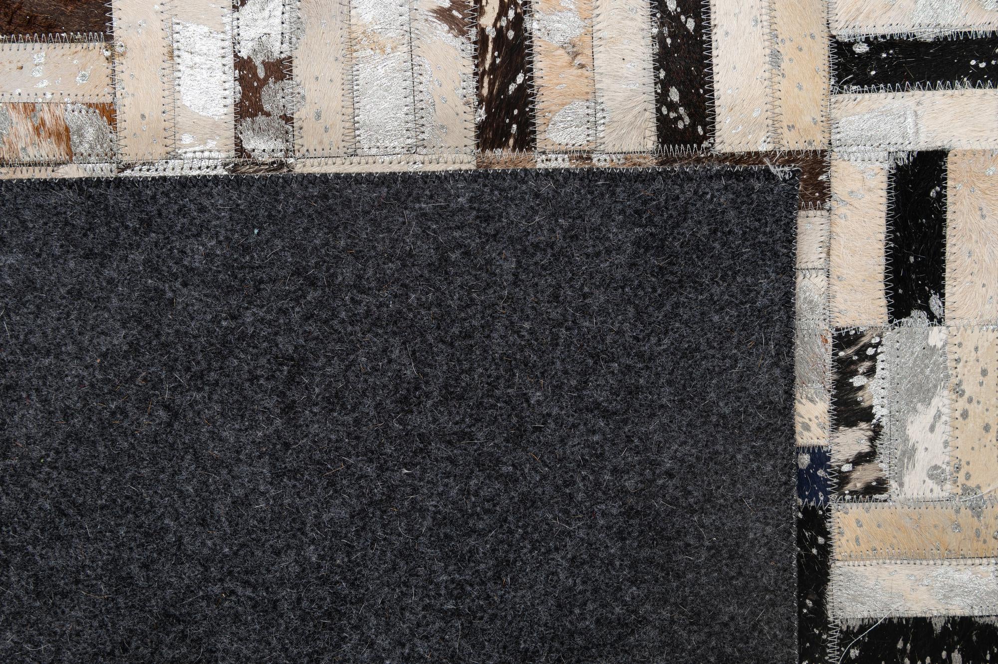 5' x 7' 10 Cowhide - Patchwork Rug