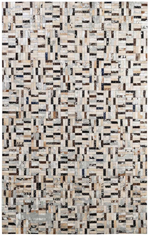 5' x 7' 10 Cowhide - Patchwork Rug