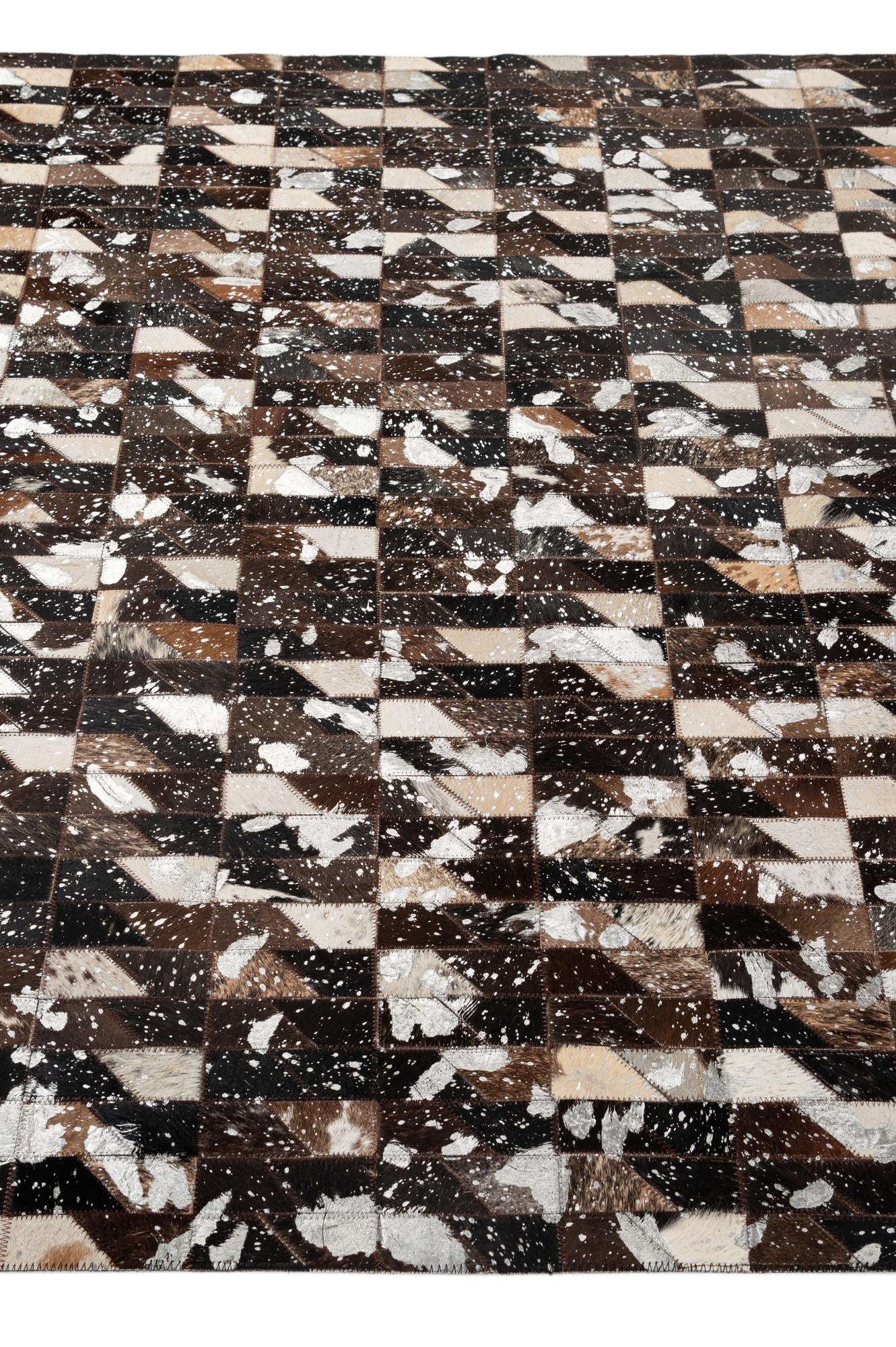 5' 1 x 7' 11 Cowhide - Patchwork Rug