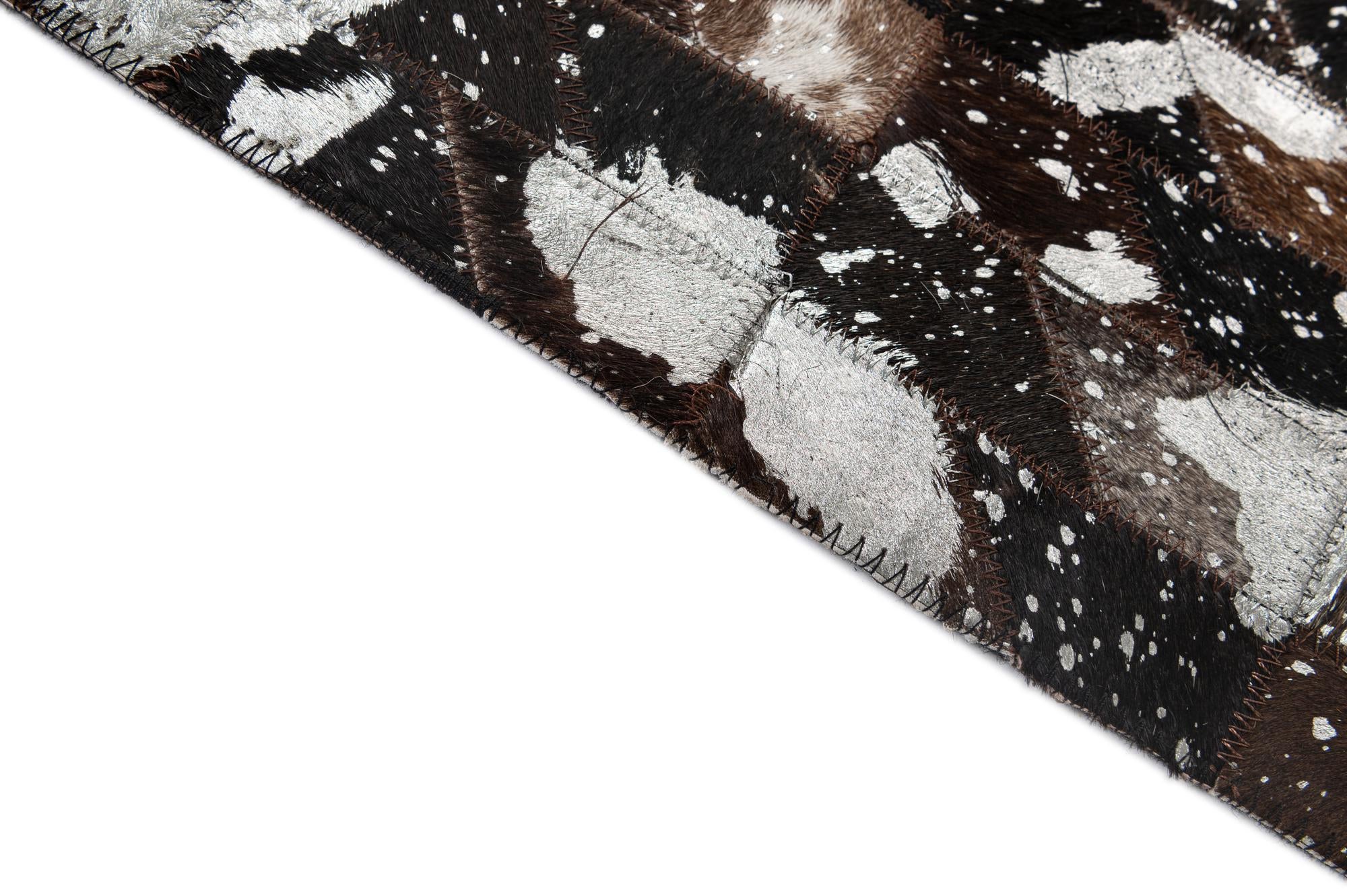 5' 1 x 7' 11 Cowhide - Patchwork Rug