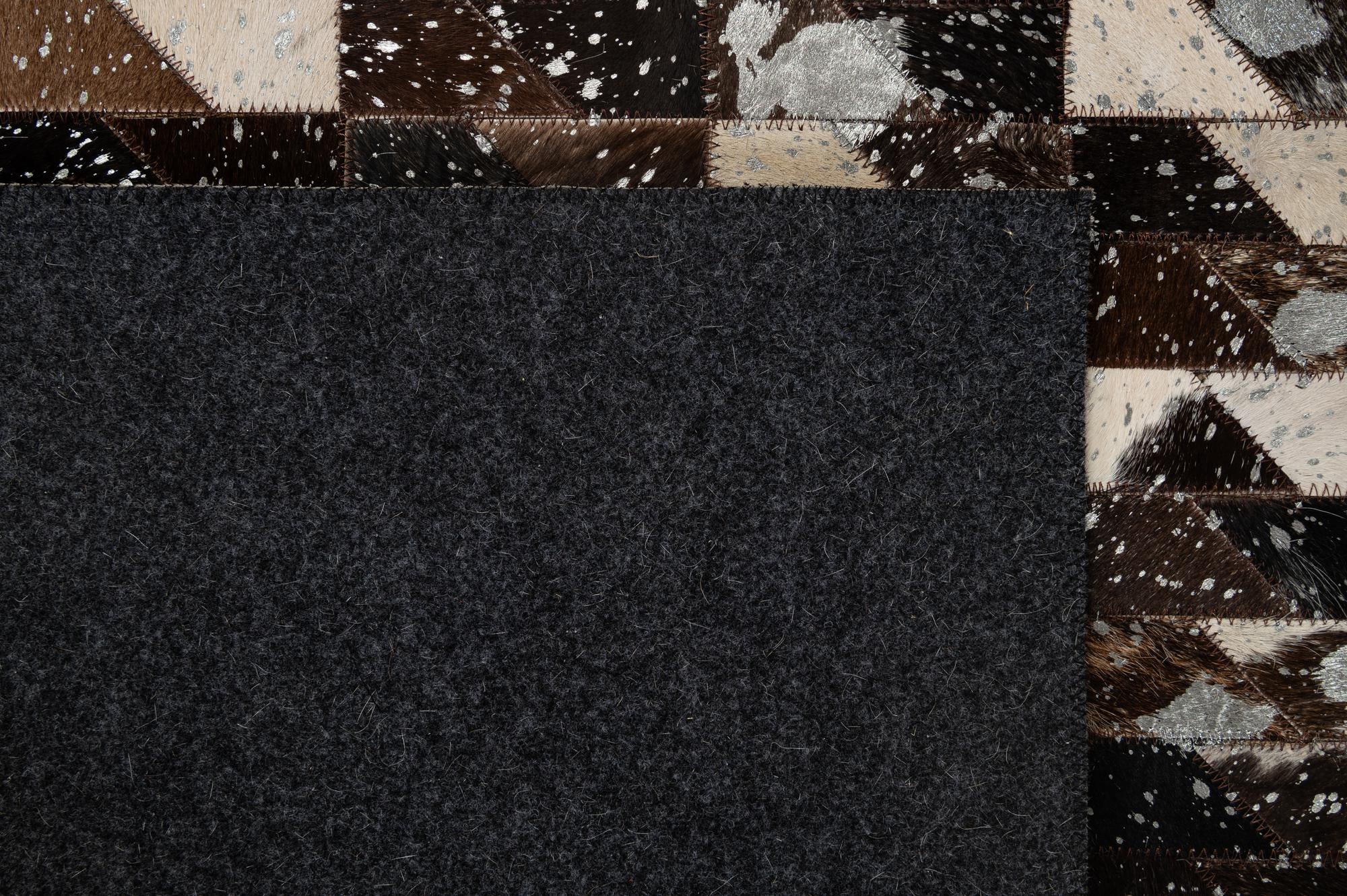 5' 1 x 7' 11 Cowhide - Patchwork Rug