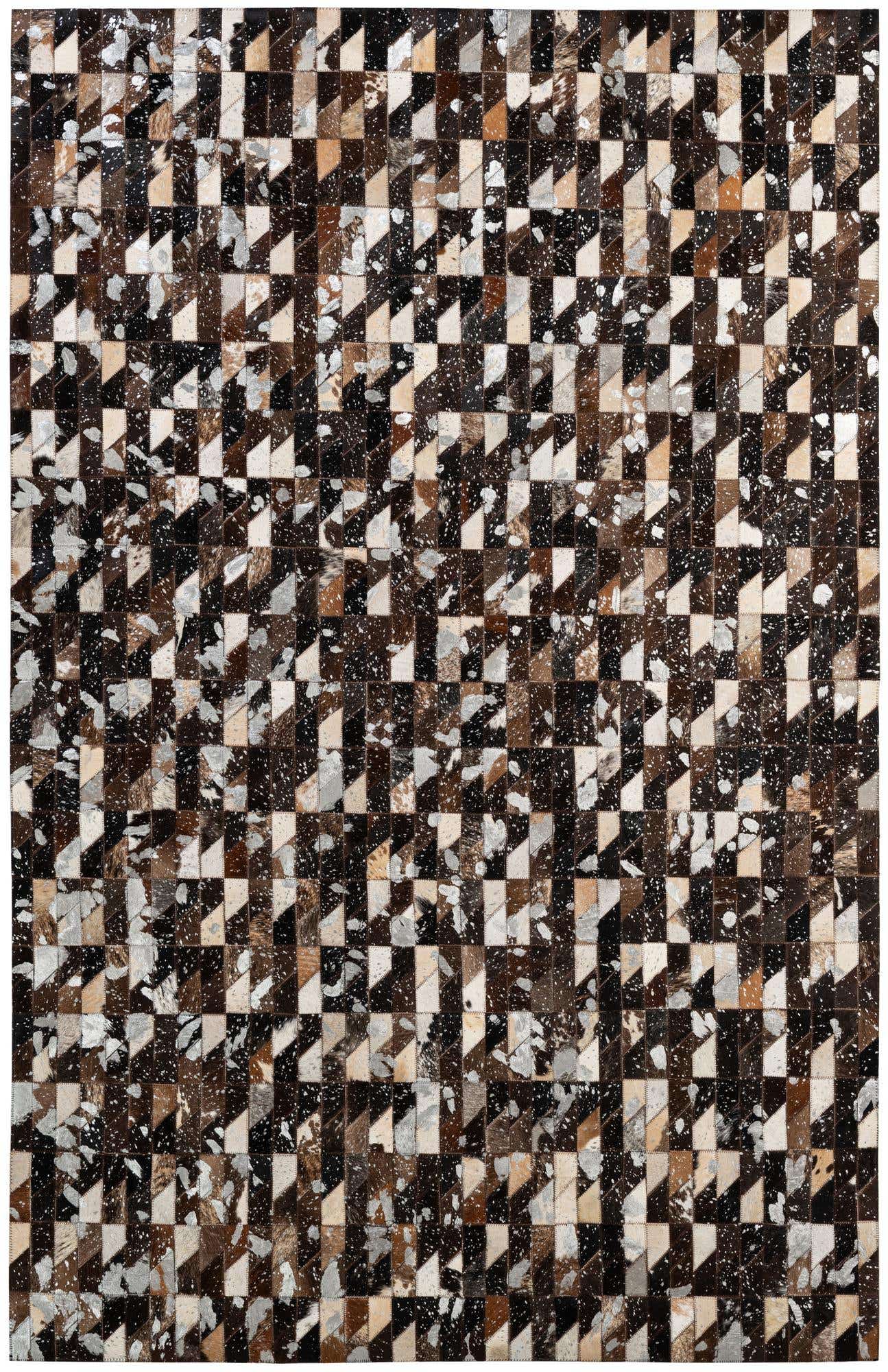 5' 1 x 7' 11 Cowhide - Patchwork Rug