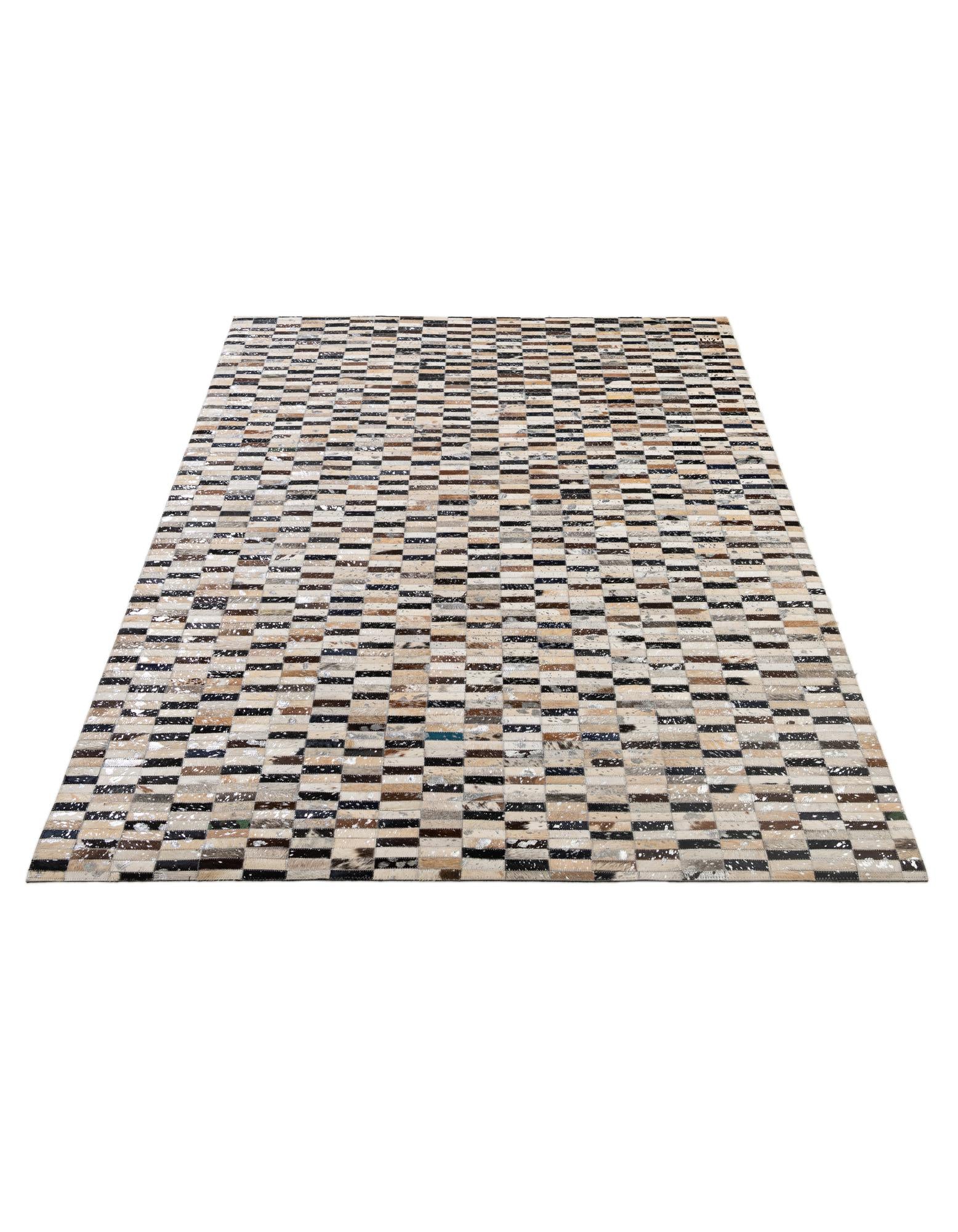 5' 1 x 8' 1 Cowhide - Patchwork Rug