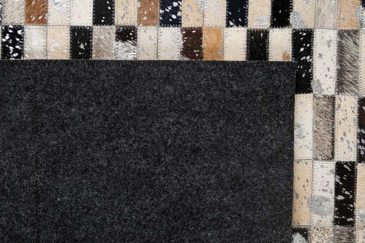 5' 1 x 8' 1 Cowhide - Patchwork Rug