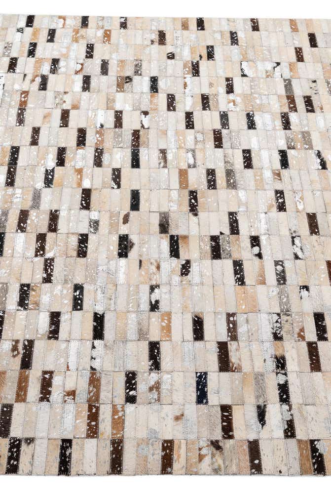 5' 1 x 8' Cowhide - Patchwork Rug