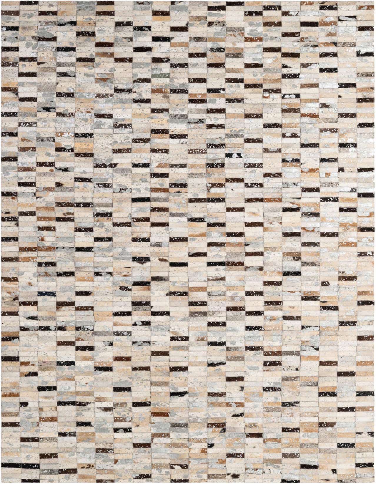 Primary image 5' 1 x 8' Cowhide - Patchwork Rug