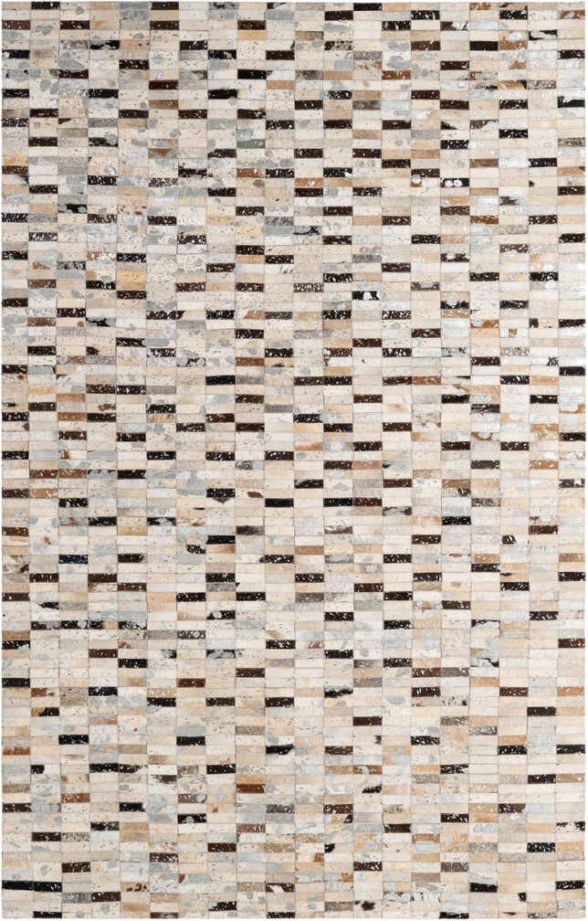 5' 1 x 8' Cowhide - Patchwork Rug