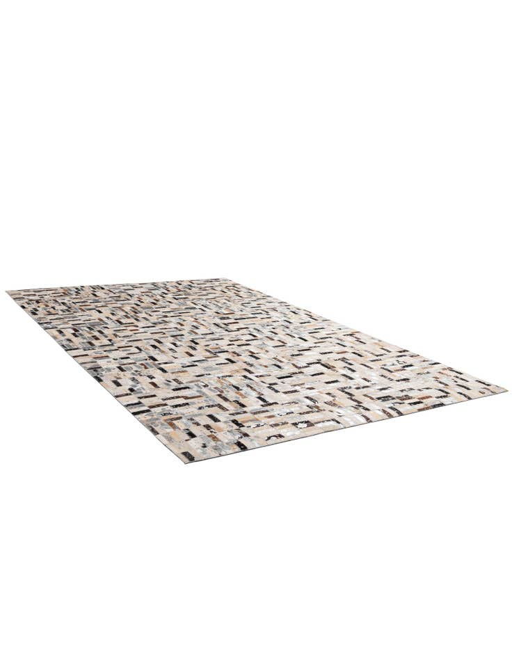 Detail image of 5' x 7' 11 Cowhide - Patchwork Rug