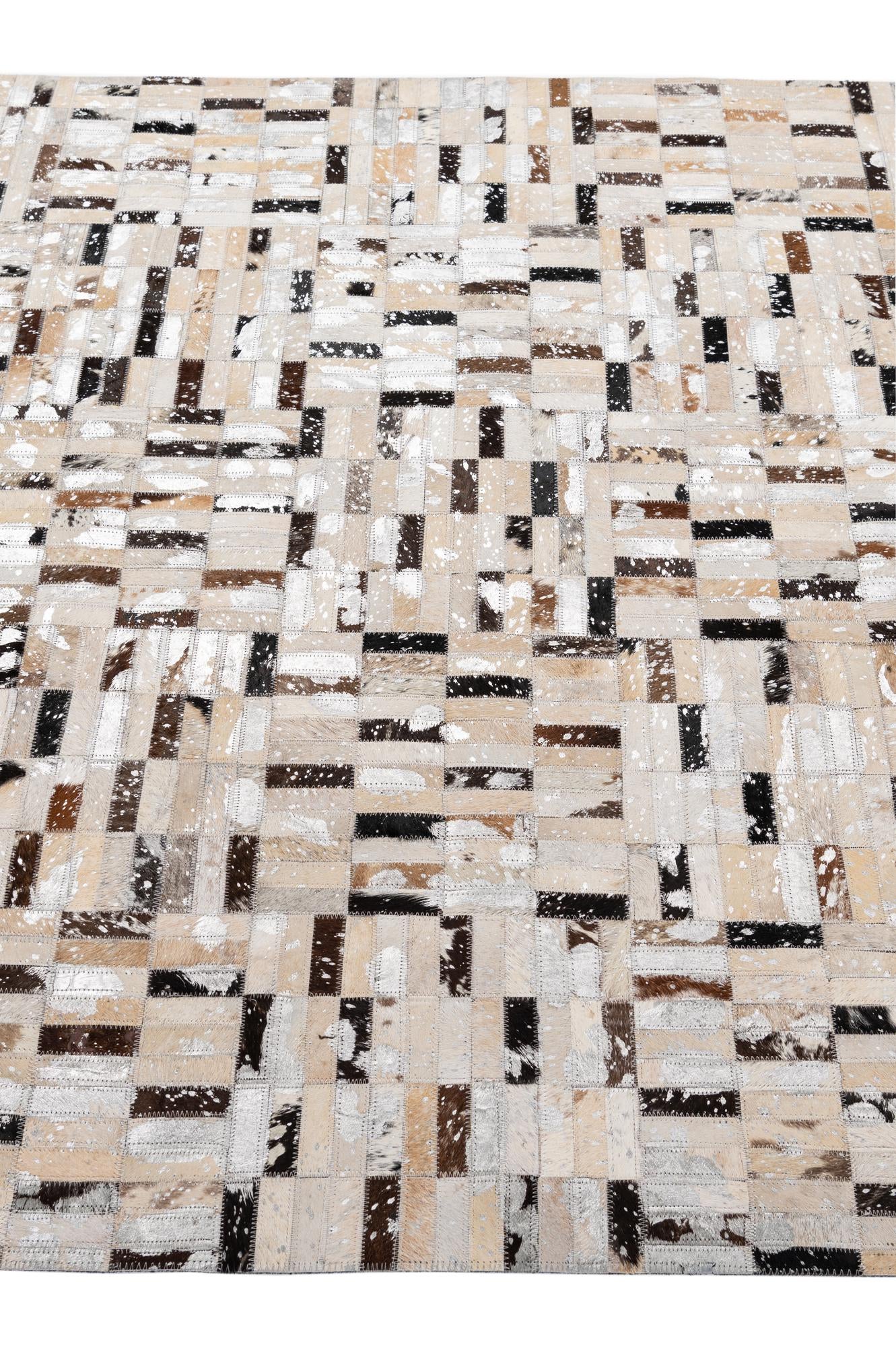 5' x 7' 11 Cowhide - Patchwork Rug