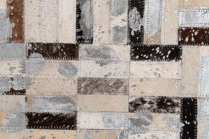 5' x 7' 11 Cowhide - Patchwork Rug