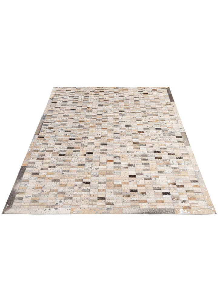 Detail image of 5' 2 x 7' 11 Cowhide - Patchwork Rug