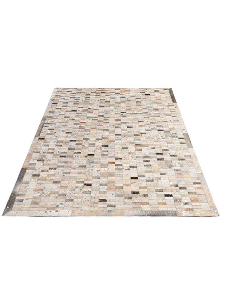 5' 2 x 7' 11 Cowhide - Patchwork Rug