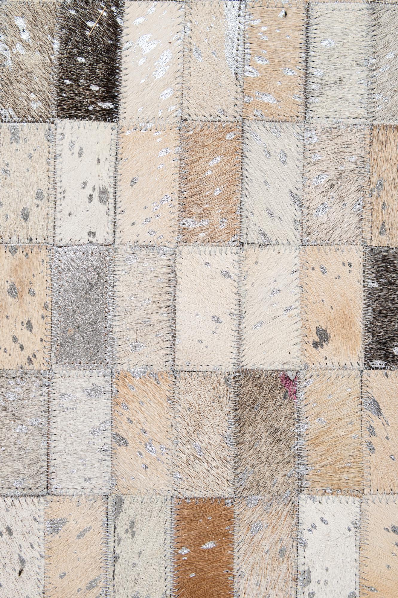 5' 2 x 7' 11 Cowhide - Patchwork Rug