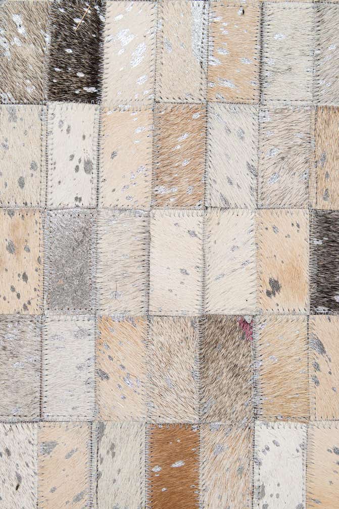 5' 2 x 7' 11 Cowhide - Patchwork Rug