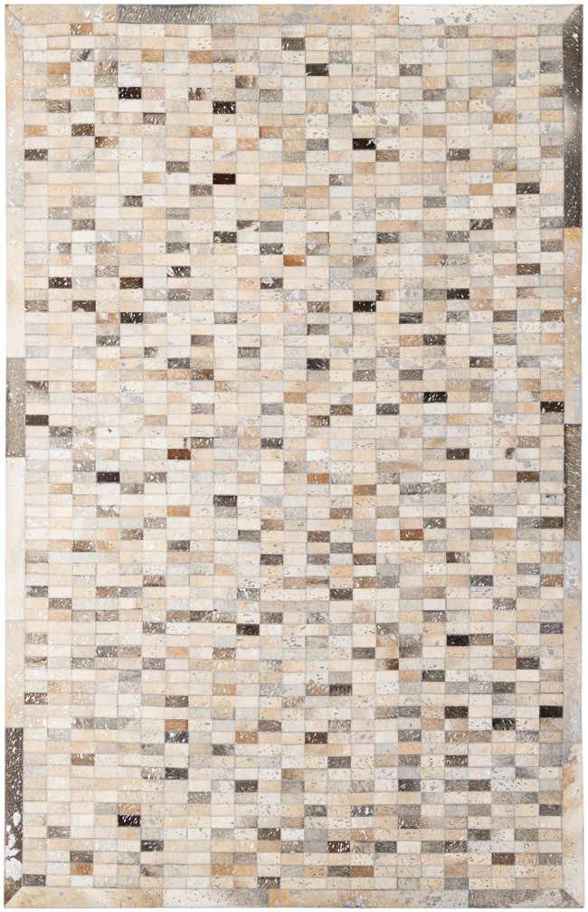 5' 2 x 7' 11 Cowhide - Patchwork Rug