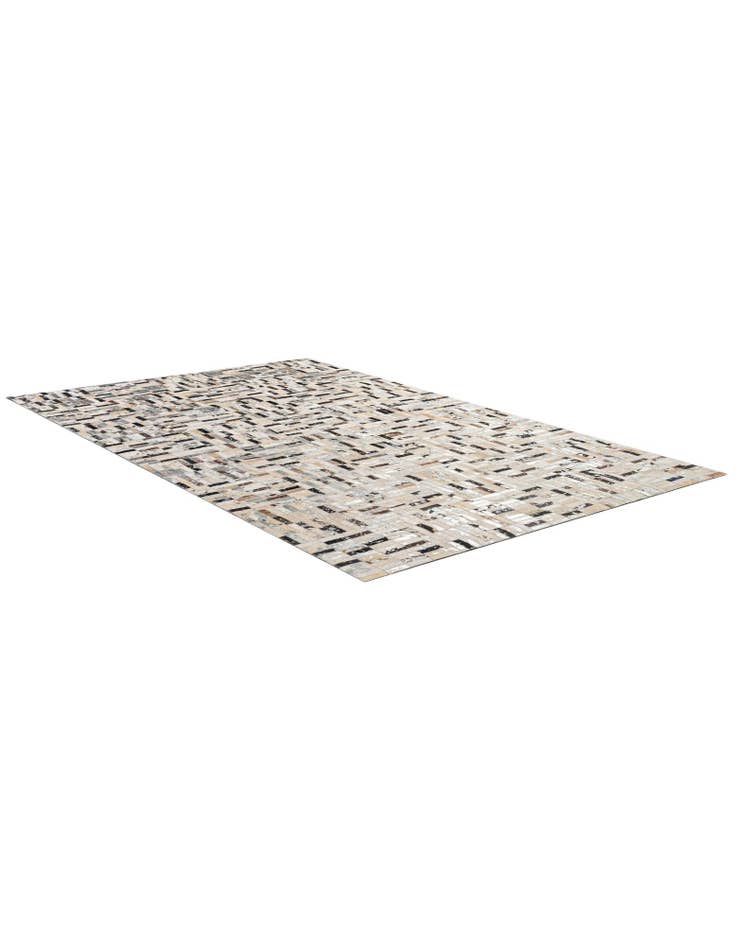 Detail image of 5' x 8' Cowhide - Patchwork Rug