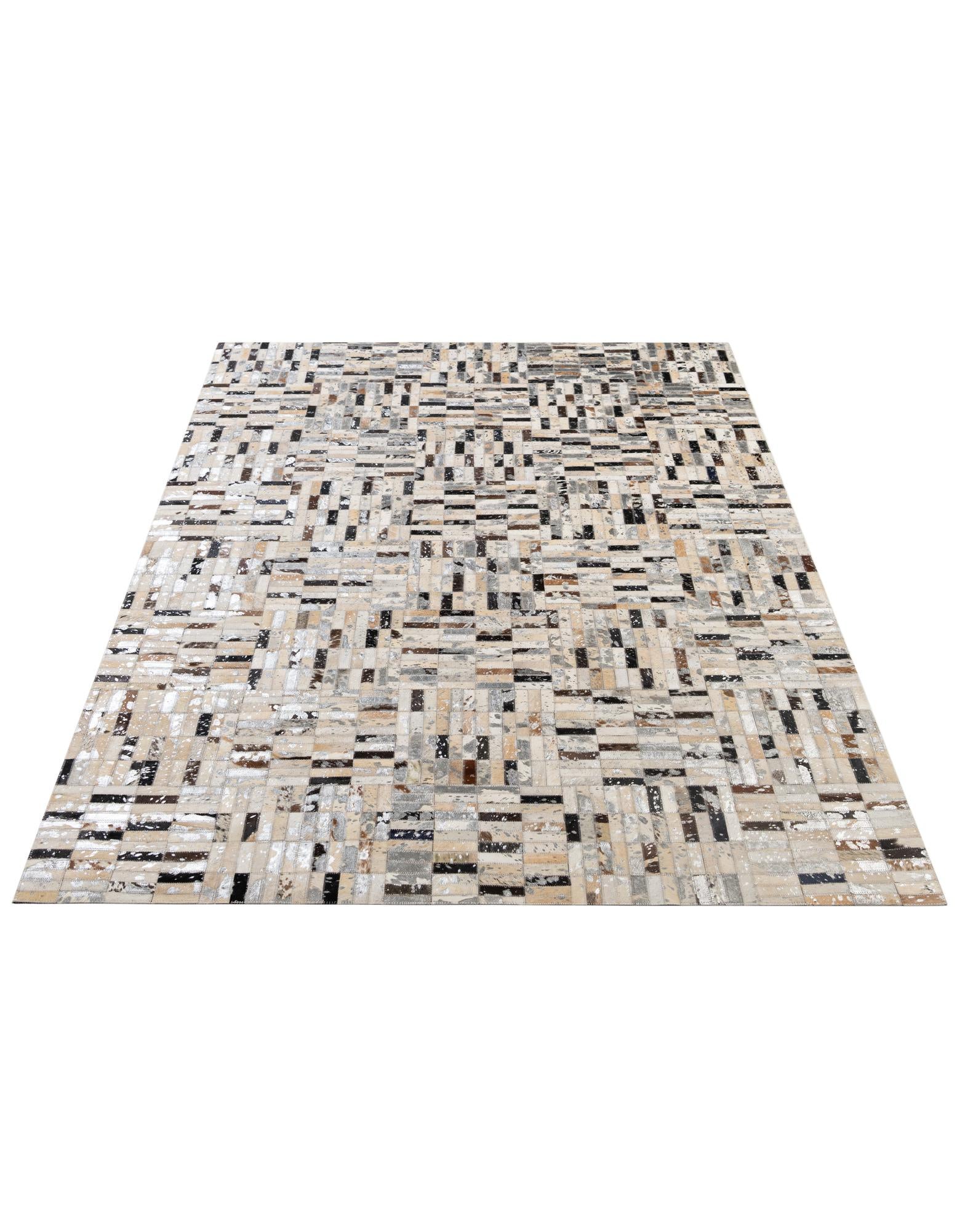 5' x 8' Cowhide - Patchwork Rug