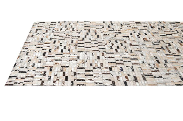 Detail image of 5' x 8' Cowhide - Patchwork Rug