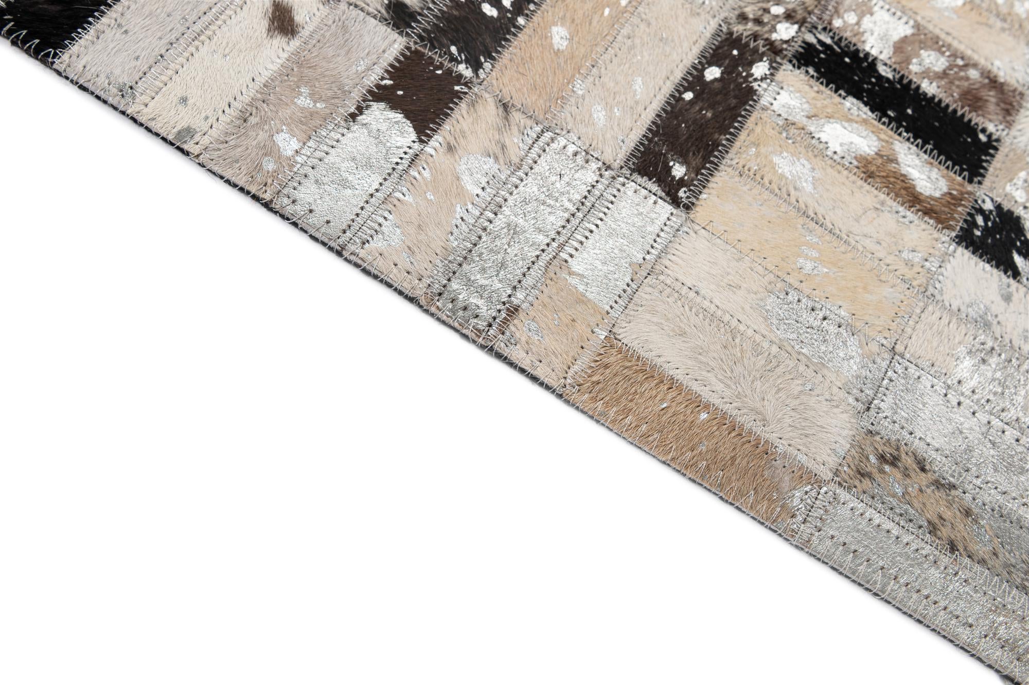 5' x 8' Cowhide - Patchwork Rug