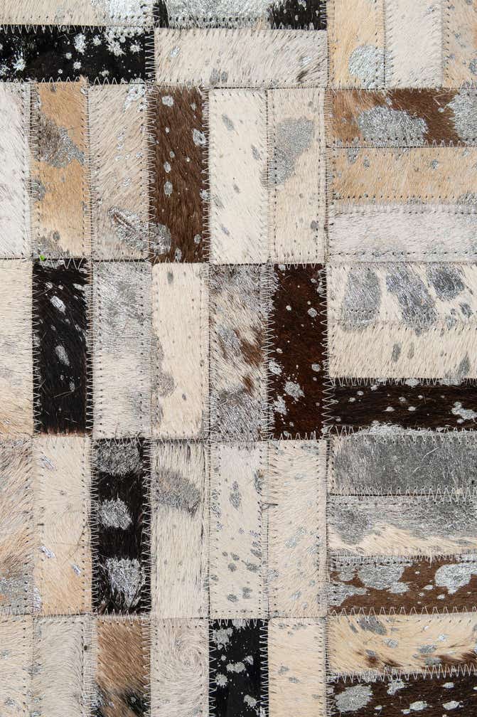 5' x 8' Cowhide - Patchwork Rug