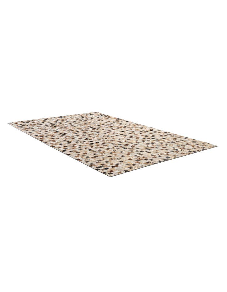 Detail image of 5' 2 x 8' 1 Cowhide - Patchwork Rug