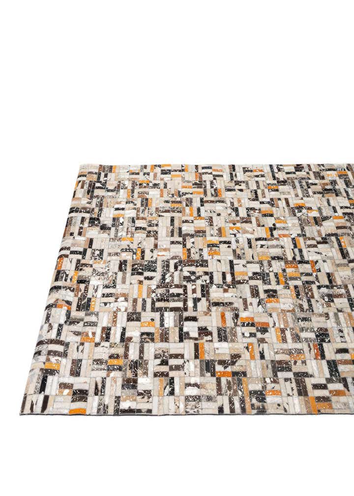 5' x 8' 1 Cowhide - Patchwork Rug