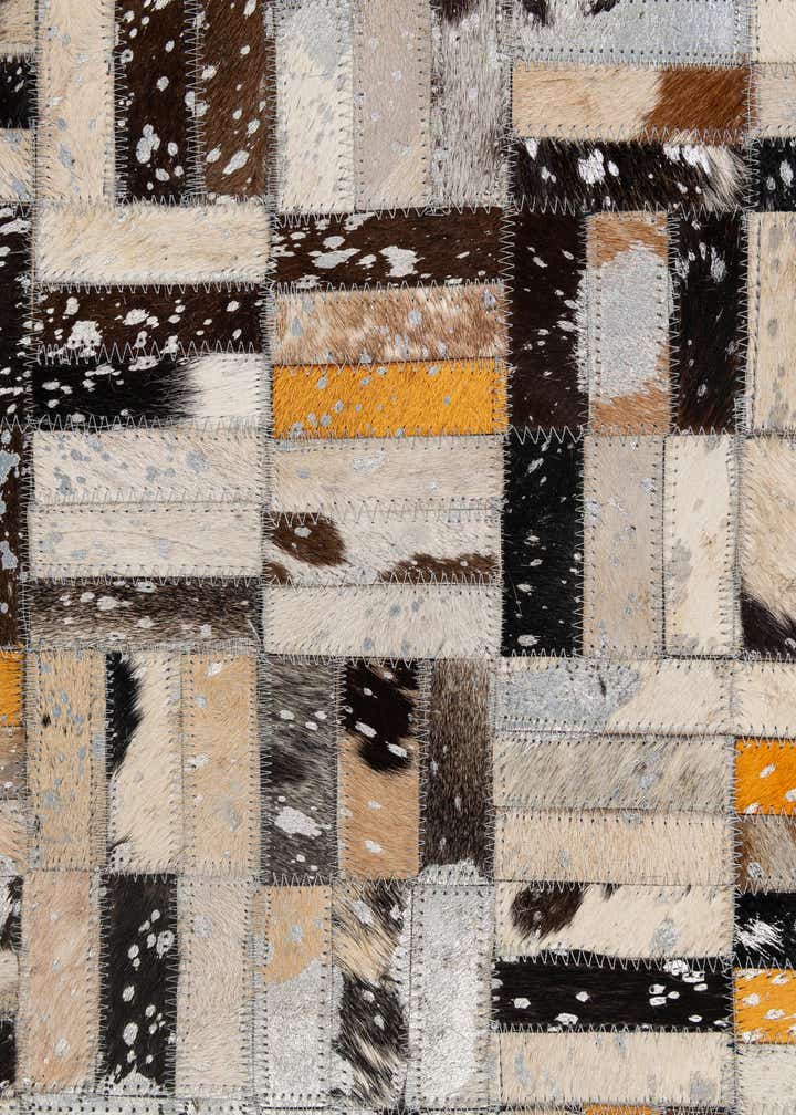 5' x 8' 1 Cowhide - Patchwork Rug