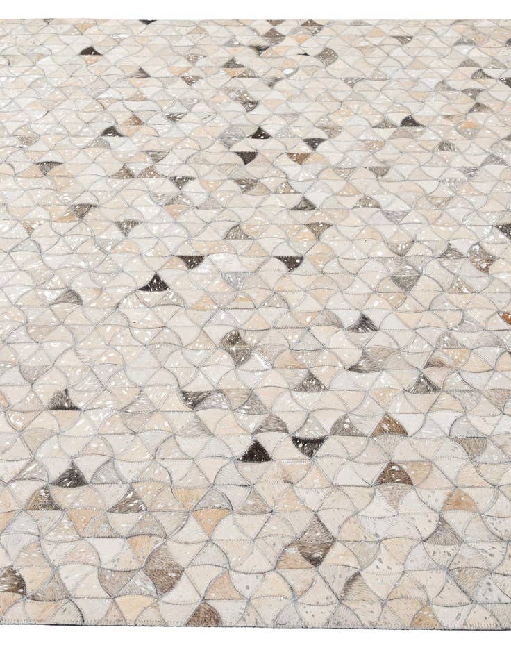 Detail image of 5' x 8' Cowhide - Patchwork Rug