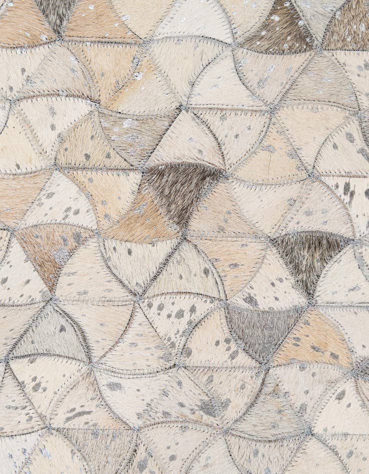Detail image of 5' x 8' Cowhide - Patchwork Rug